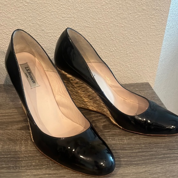 Authentic Patent leather L.K.Bennett platforms , SZ excellent condition - Picture 1 of 7